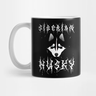 Black Metal Husky - Clean version Mug